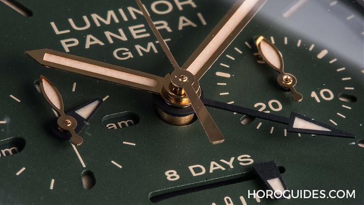 OFFICINE PANERAI - 綠面來襲,限量限定的PAM00737-Luminor 1950八日鍊單按把計時碼錶