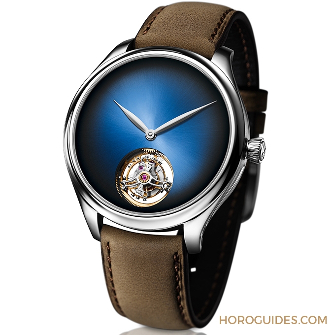 H. MOSER & CIE - Pre-SIHH:亨利慕時飛行陀飛輪勇闖2018,No Logo正宗極簡風