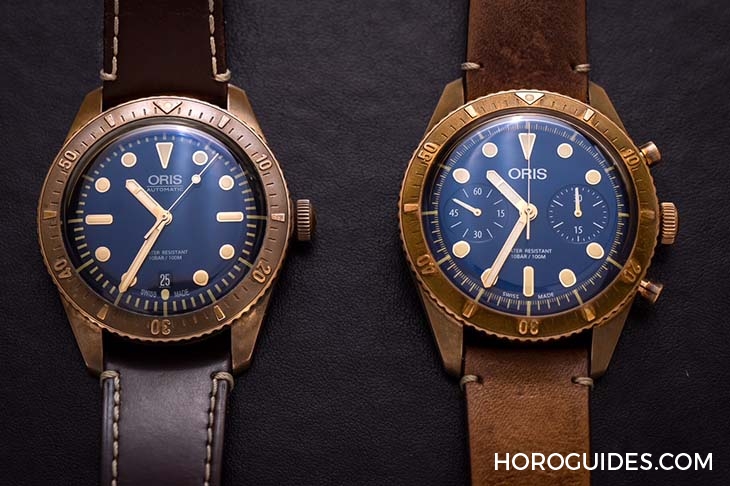 ORIS - DIVERS - 01 771 7744 3185-Set LS - 有故事的人,有話題的錶-ORIS青銅限量第二發,計時碼錶現身!