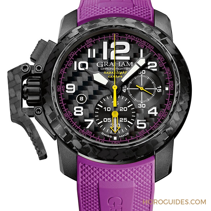 GRAHAM - CHRONOFIGHTER - 2CCBK.B30A - [BASEL 2018]橙、綠、紫好會玩色，GRAHAM不只輕而是輕到無感