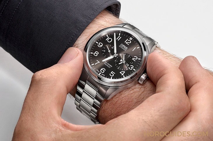 ORIS - BIG CROWN - 01 748 7710 4284-Set - [BASEL 2018]與空中救援REGA團隊再度合作，ORIS推出雙時區功能腕錶