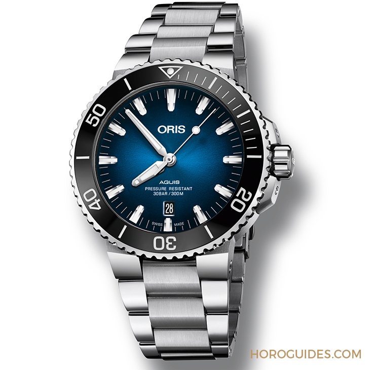 ORIS - AQUIS - 01 733 7730 4185-Set MB - [BASEL 2018]保育Clipperton環礁，ORIS限量潛水錶讓世界變得更好