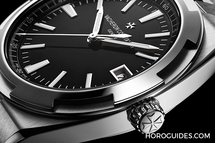 VACHERON CONSTANTIN - 江詩丹頓「倒轉熊貓面」,黑底白盤的全新Overseas計時碼錶