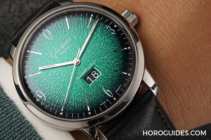 GLASHÜTTE ORIGINAL - Vintage - 2-39-47-04-02-04 - 綠面Out,漸變綠Cool,從GO看德國佬的色彩學