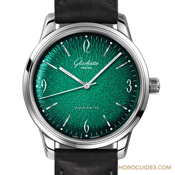 GLASHÜTTE ORIGINAL - Vintage - 2-39-47-04-02-04 - 綠面Out,漸變綠Cool,從GO看德國佬的色彩學