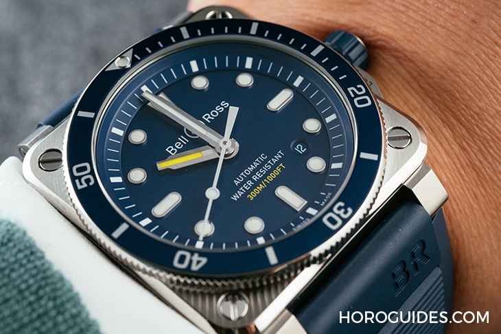 BELL & ROSS - 戴潛水錶的另一種方式:BELL&ROSS的藍面新款Diver Blue