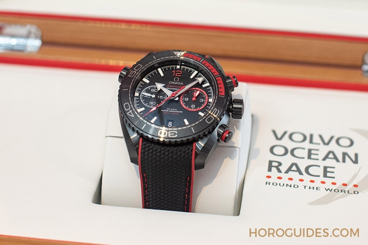 OMEGA - Volvo Ocean Race環球帆船賽冠軍時計:歐米茄海馬系列Planet Ocean Deep Black