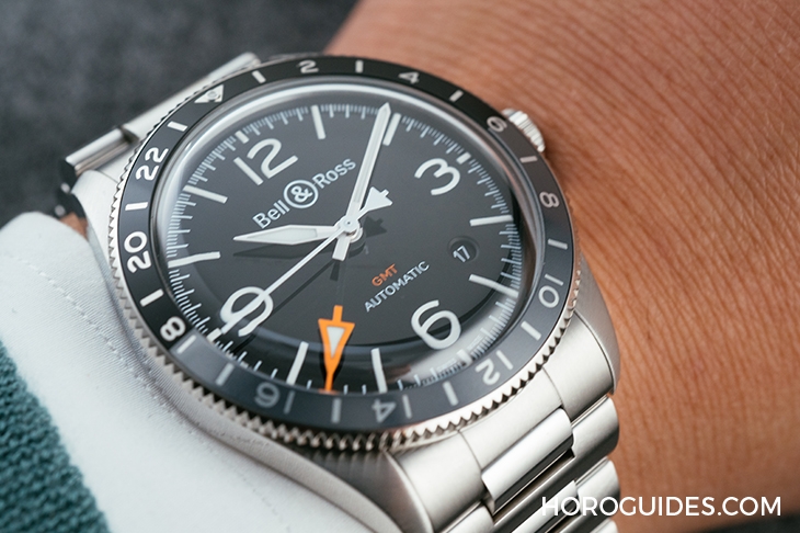 BELL & ROSS - VINTAGE - BRV293-BL-ST/SST - BELL&ROSS也有GMT,一錶掌握三地時間