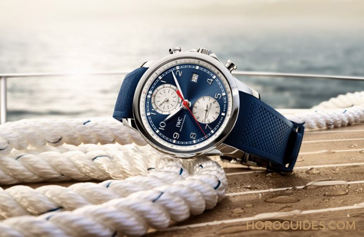 IWC - PORTUGIESER - IW390507 - 夏天來了,還不換錶換錶帶?IWC葡萄牙航海精英計時腕錶夏日特別版