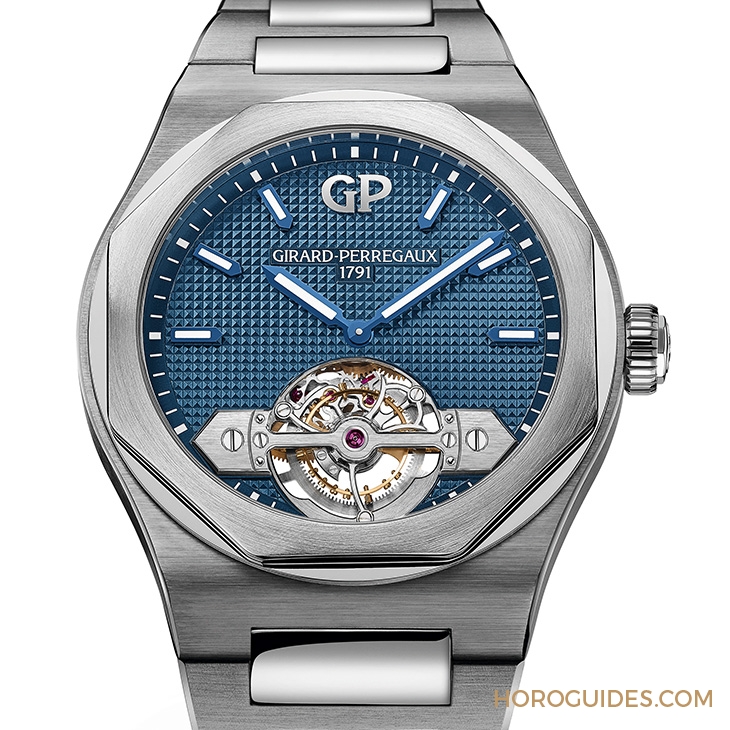 GIRARD-PERREGAUX - LAUREATO - 99115-21-431-21A - 芝柏表Laureato陀飛輪『鈦』讓人驚喜!
