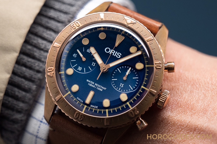 ORIS - 青銅再掀旋風,ORIS限量發表首款Carl Brashear計時碼錶