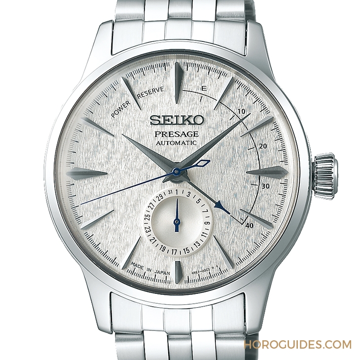 SEIKO - PRESAGE - SSA385J1 - 以調酒為靈感讓你心醉的SEIKO Presage秋冬限定:「冬之景」
