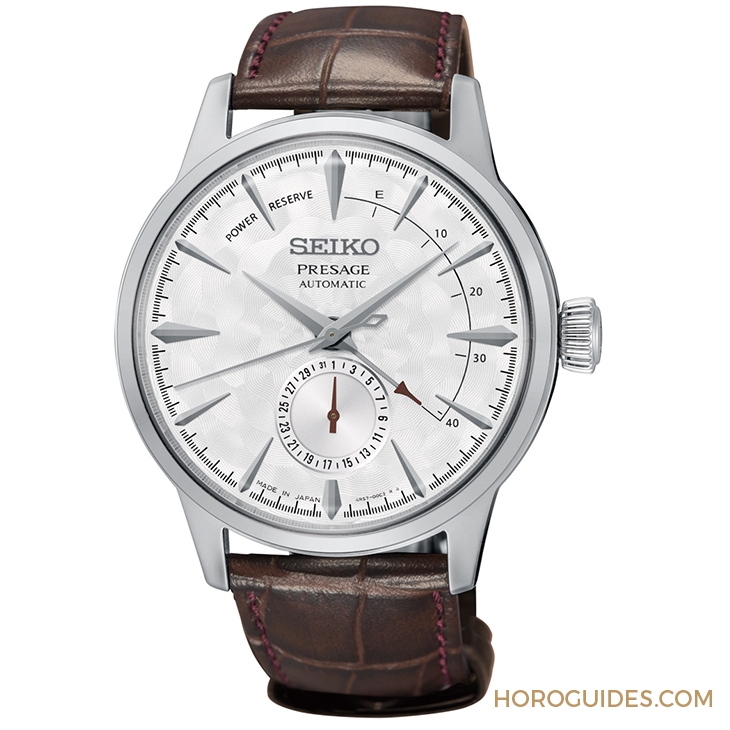 SEIKO - PRESAGE - SSA385J1 - 以調酒為靈感讓你心醉的SEIKO Presage秋冬限定:「冬之景」
