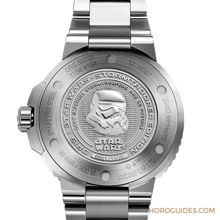 ORIS - AQUIS - 01 743 7734 4184-Set MB - 星戰迷注意!ORIS與《Star Wars》聯名推出黑武士與白兵腕錶,大中華區唯一限定