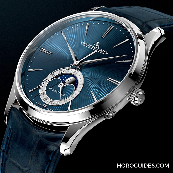 JAEGER-LECOULTRE - Pre-SIHH 2019 大師先出招,積家推出超薄扭索紋琺瑯藍面月相腕錶