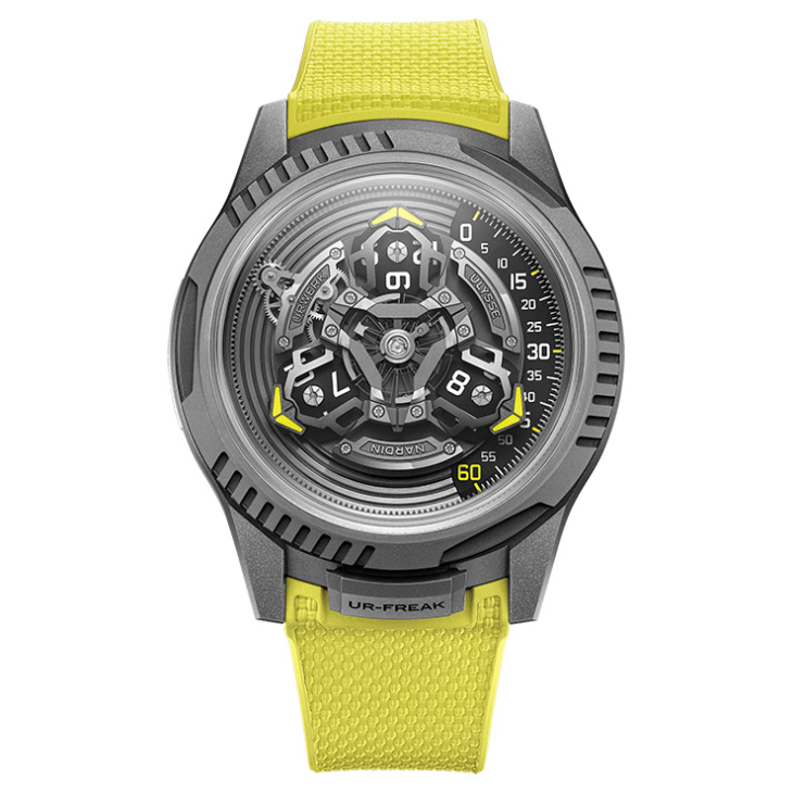 ULYSSE NARDIN - FREAK - 2413-500LE-2A-UR/3B - Ulysse Nardin × Urwerk兩大獨立製錶先鋒聯手:UR-FREAK 震撼登場