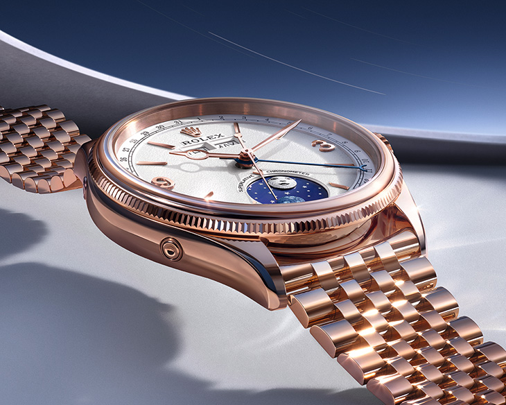 ROLEX - Perpetual 1908 - 53505-0003 - 勞力士推出Perpetual Padellone瞬跳年曆月相腕錶，再續傳奇8171經典設計