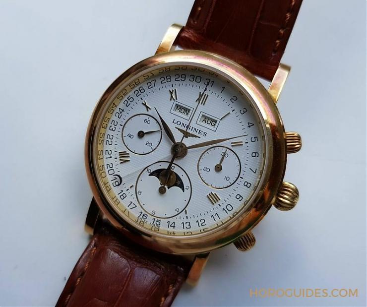 LONGINES - Record - L2.821.4.11.6 - Ernest Francillon佛蘭西昂月相計時錶