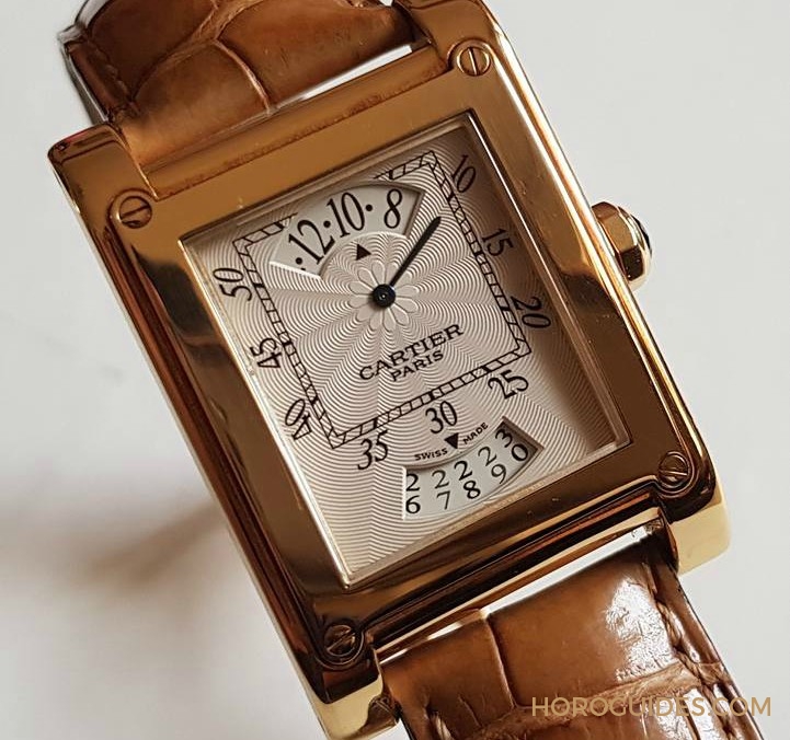 CARTIER - TANK - W1560003 - Cartier 超強悍螺絲坦克Tank a vis time and calendar apertures