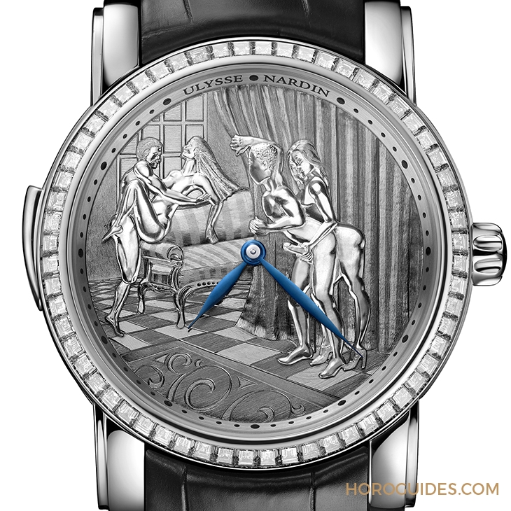 ULYSSE NARDIN - CLASSIC - 736-61/VOYEUR - 闖入情色禁地-ULYSSE NARDIN Classic Voyeur《經典系列窺視者腕錶》