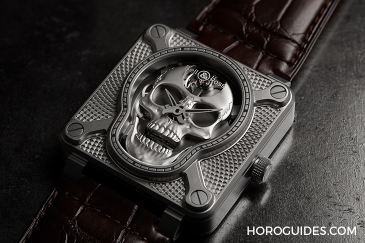 BELL & ROSS - INSTRUMENTS - BR01-SKULL-SK-ST - BELL&ROSS上鍊的黑色幽默,BR 01 Laughing Skull笑看死亡的骷髏