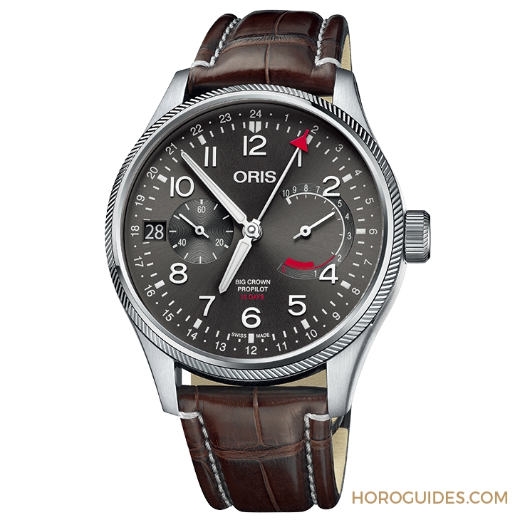 ORIS - BIG CROWN - 01 114 7746 4164-Set 1 22 72FC - ORIS穿越雲霄之境,十日長動能Big Crown ProPilot Calibre 114