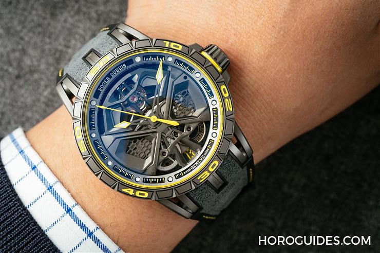 ROGER DUBUIS - EXCALIBUR - RDDBEX0792 - [SIHH 2019] LAMBORGHINI Huracán Performante超跑為藍本，ROGER DUBUIS Excalibur型格腕錶再一發
