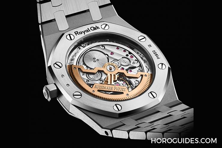 AUDEMARS PIGUET - ROYAL OAK - 15202PT.OO.1240PT.01 - 首見綠色煙燻面! AP 發表皇家橡樹「JUMBO」超薄鉑金腕錶Ref. 15202