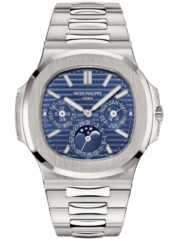 PATEK PHILIPPE - NAUTILUS - 5740/1G-001 - 直擊! LVMH 總裁手上獨一無二的 Tiffany Blue Nautilus 萬年曆
