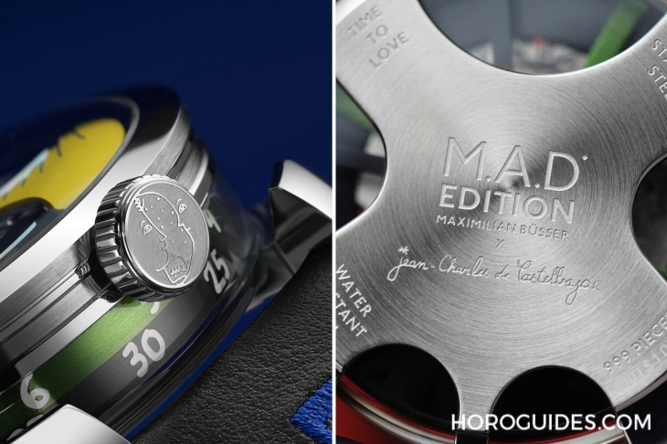 MB&F - M.A.D.EDITIONS - MAD1 X JCC - MB&F與Jean-Charles de Castelbajac共創限量版腕錶:M.A.D.1 "Time to Love"