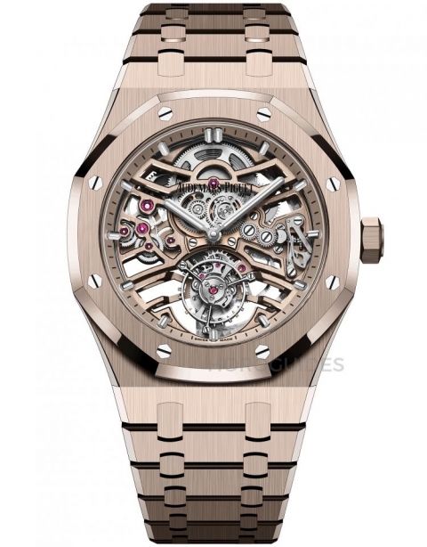 AUDEMARS PIGUET - ROYAL OAK - 26735ST.OO.1320ST.02 - 不鏽鋼 VS 沙金你更愛哪一種?AP愛彼Royal Oak自動上鍊飛行陀飛輪鏤空腕錶Ref.26735