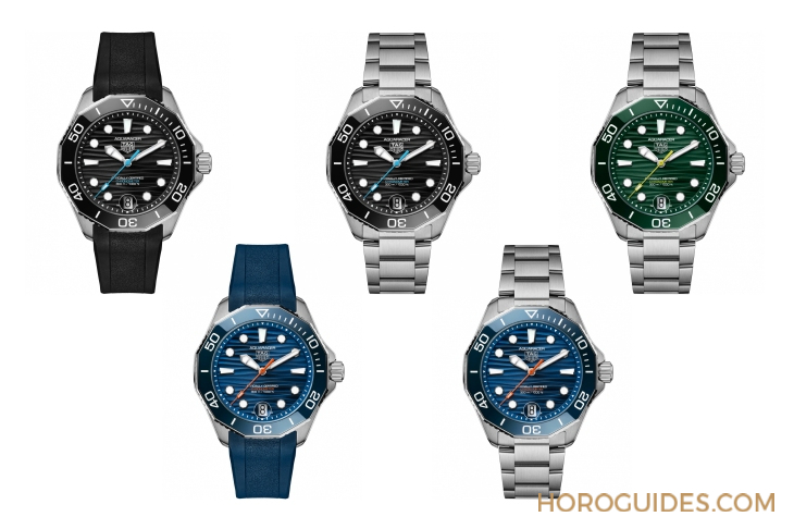 TAG HEUER - AQUARACER - WBP5115.BA0013 - 潛水猛將升級!TAG HEUER推出全新Aquaracer Professional 300日期腕錶與GMT腕錶
