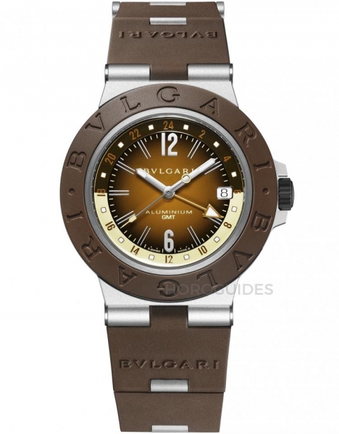 BVLGARI - BVLGARI ALUMINIUM - 104117 - BVLGARI與Fender聯手打造Aluminium GMT限量版,向經典吉他致敬