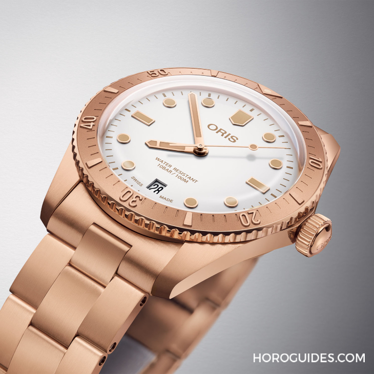 ORIS - DIVERS - 01 733 7771 3151-07 8 19 15 - 冬日純白美學再現!ORIS全新Divers Sixty-Five Cotton Candy 「White Star」白面版登場
