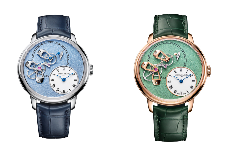 ARNOLD & Son - Arnold & Son DSTB 42 全新演繹:薄荷綠與雅詩閣藍限量登場