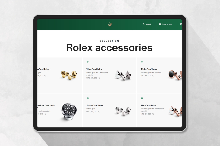 ROLEX - SUBMARINER - 909010LN-0001 - 你是勞力士鐵粉嗎？從潛水錶到座鐘及袖扣，勞力士推出配飾系列