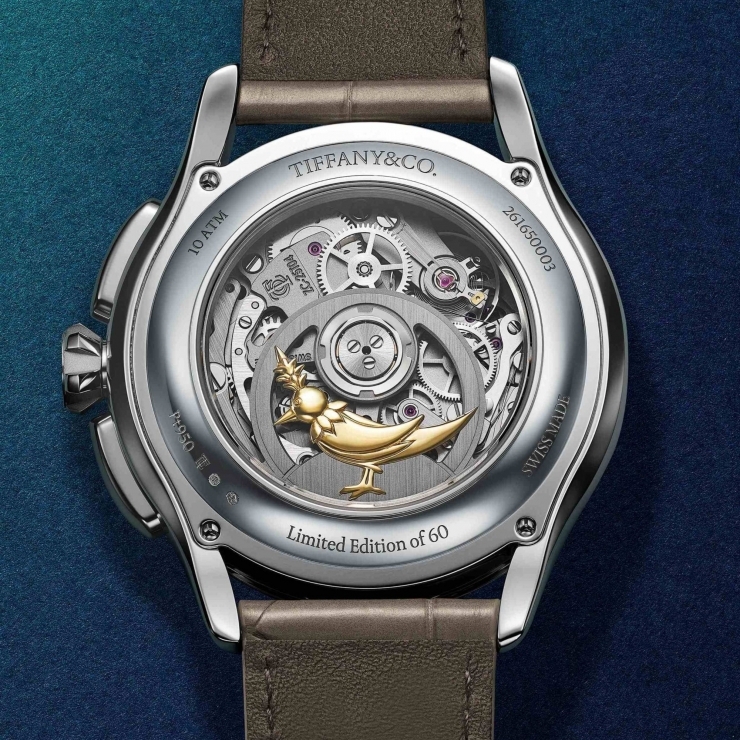 TIFFANY & Co. - ATLAS™ - 75450125 - 真正的Tiffany Blue錶盤！Tiffany Timer鉑金計時腕錶正式登場