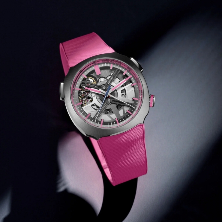 H. MOSER & CIE - STREAMLINER - 6700-1201 - 粉紅風暴來襲!亨利慕時攜手Alpine車隊推出「疾速者」粉紅特別版套裝