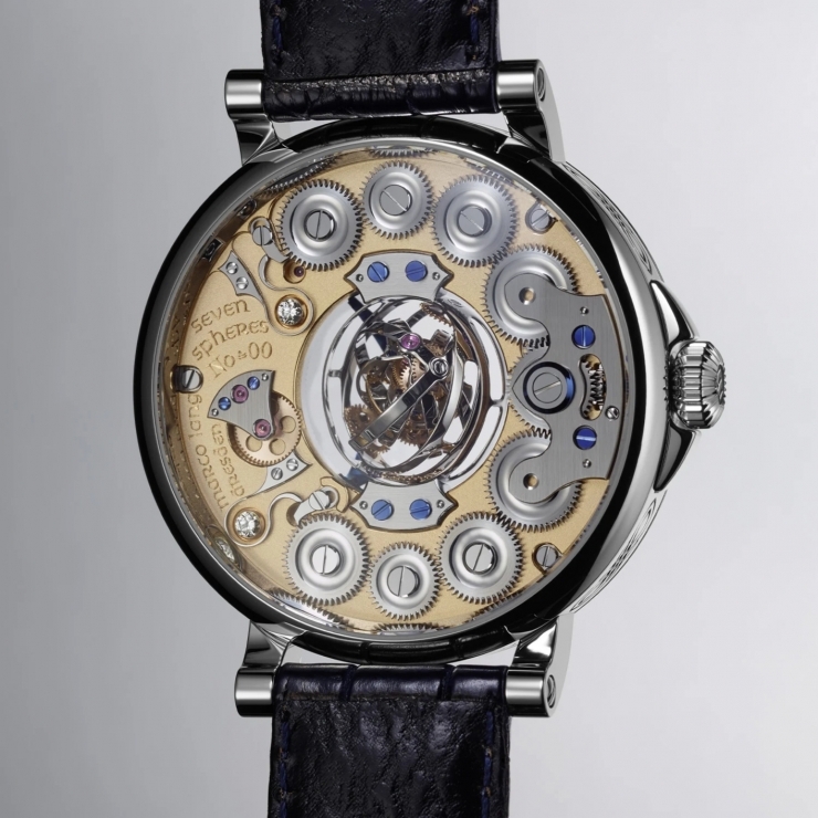 突破極限的微型宇宙：Marco Lang「Seven Spheres」七軸陀飛輪腕錶