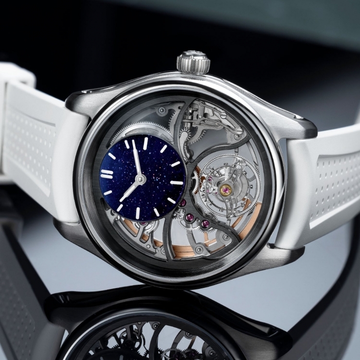 H. MOSER & CIE - STREAMLINER - 6DI0-1202 - 亨利慕時攜手美式足球球星Saquon Barkley,推出全球限量97枚圓柱陀飛輪腕錶