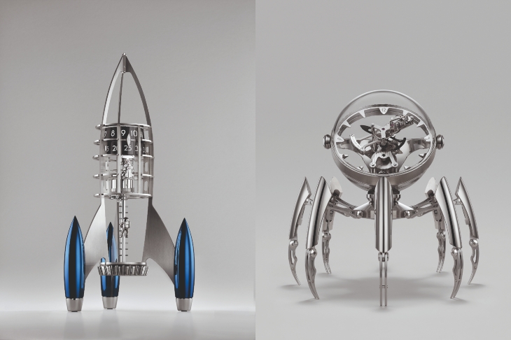 MB&F - CO-CREATIONS - 76.6001/101 - 當夢工廠遇上夢工廠 MB&F的Grant機器人座鐘狂想曲