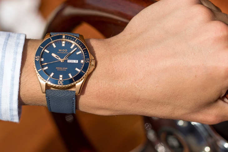 MIDO - OCEAN STAR - M026.430.36.041.00 - 兼備性能外型的藍面新秀!MIDO 領航者80小時腕錶