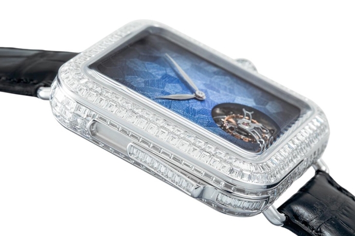 H. MOSER & CIE - SWISS ALP WATCH - 5901-0200 - 珍稀的意義，我定義！H. MOSER & CIE.獨一無二的自製三問陀飛輪鑲鑽版