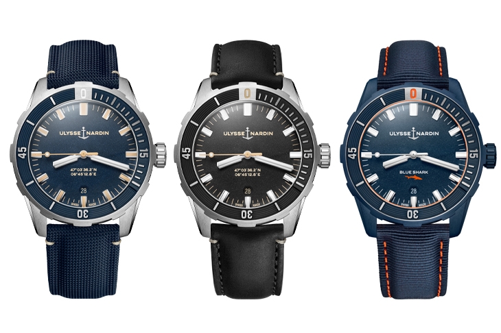 ULYSSE NARDIN - DIVER - 8163-175LE/93-BLUESHARK - Pre-SIHH 2019 雅典錶首款米蘭帶潛水錶亮相
