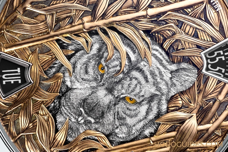 VACHERON CONSTANTIN - CABINOTIERS - 86073/000P-B469 - 閣樓工匠的金雕老虎！江詩丹頓工藝款再一枚