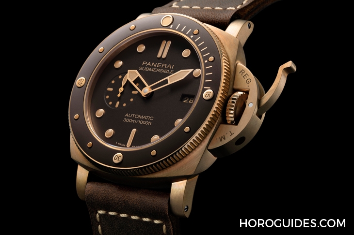 PANERAI - SUBMERSIBLE - PAM00968 - 沒有退燒這回事!沛納海青銅錶首度搭載陶瓷圈現身