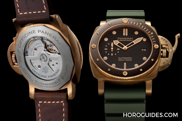 PANERAI - SUBMERSIBLE - PAM00968 - 沒有退燒這回事!沛納海青銅錶首度搭載陶瓷圈現身