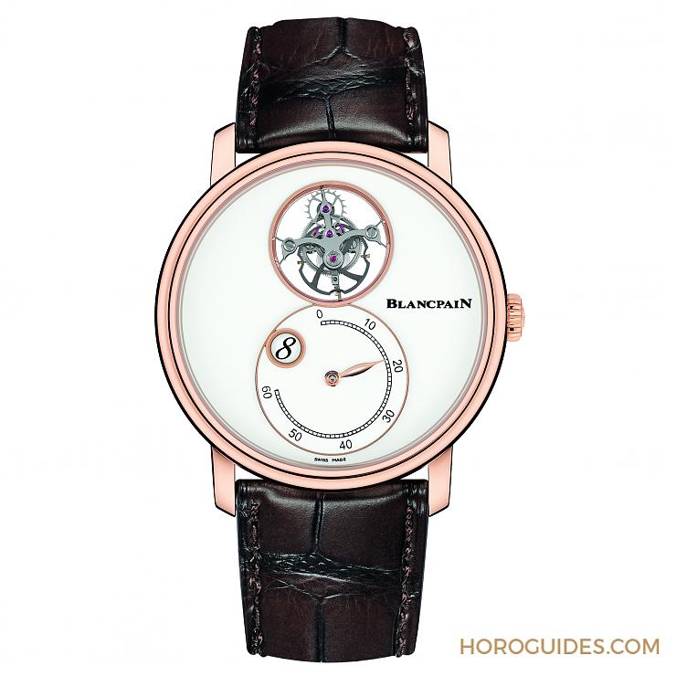 BLANCPAIN - BLANCPAIN Villeret飛行陀飛輪 首次結合跳時+逆跳分鐘