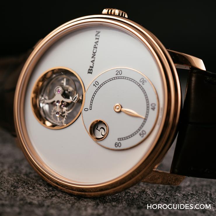 BLANCPAIN - BLANCPAIN Villeret飛行陀飛輪 首次結合跳時+逆跳分鐘