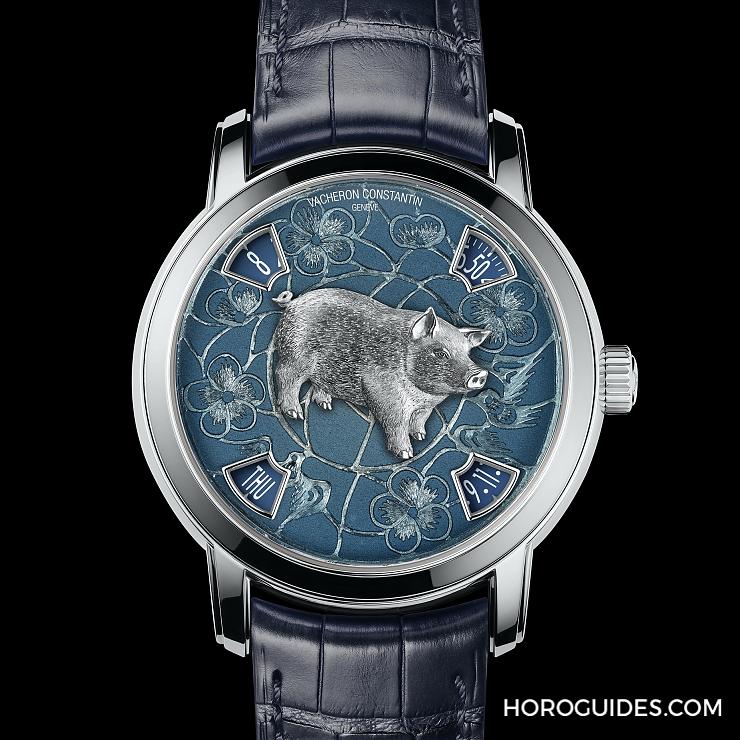 VACHERON CONSTANTIN - 江詩丹頓豬年生肖錶,大師金雕與琺瑯錶盤的結合